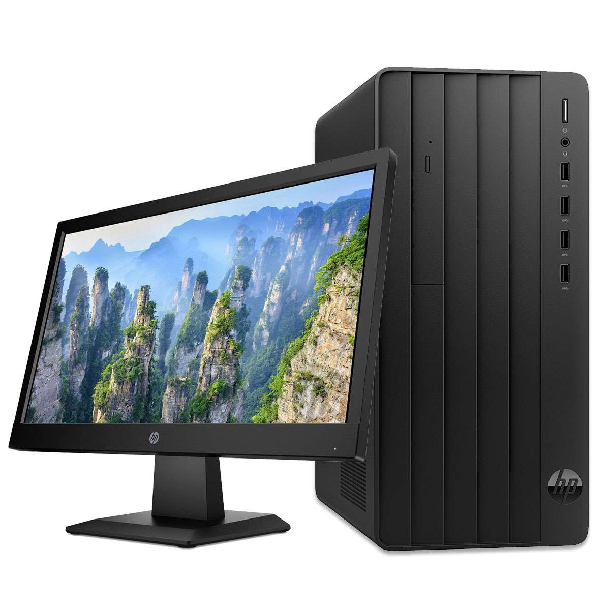 HP Pro Tower 290 G9 Intel® Core™ i5-12400, 8GB DDR4-3200 RAM, 512GB SSD, 20" Inch Monitor Desktop PC Bundle